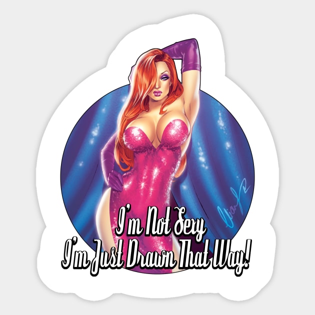 Jessica Rabbit Sticker by Eliaschatzoudis